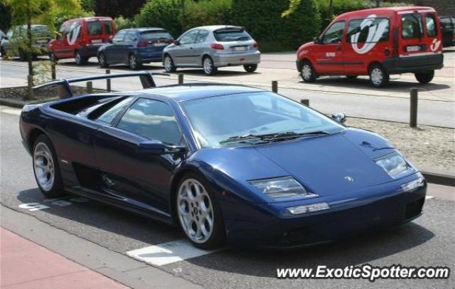 Lamborghini Diablo spotted in Oostduinkerke, Belgium