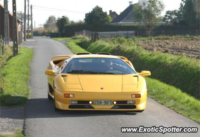 Lamborghini Diablo spotted in Oostduinkerke, Belgium