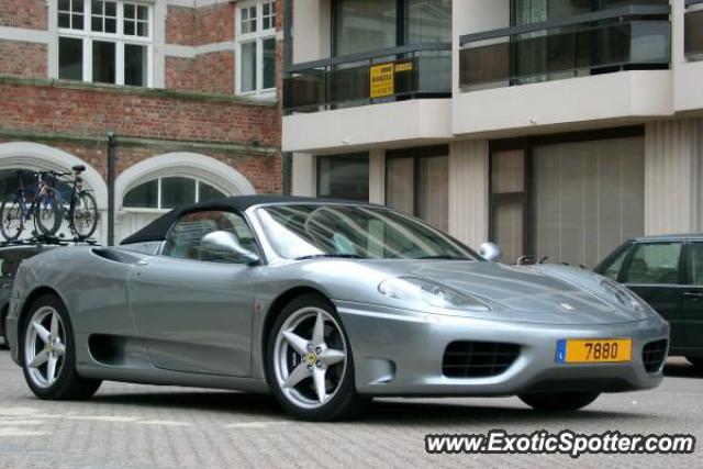 Ferrari 360 Modena spotted in Knokke, Belgium