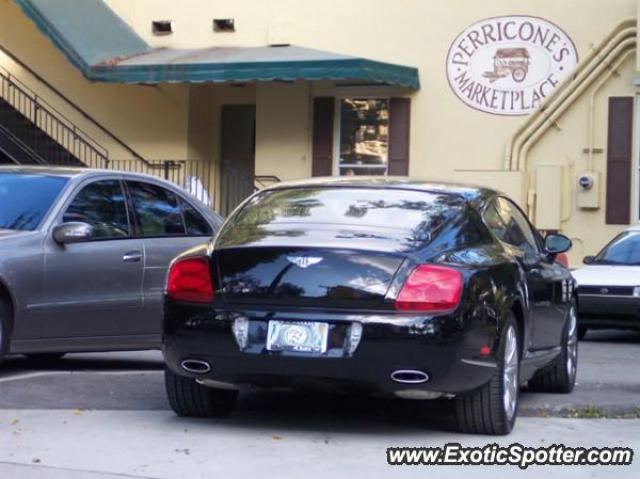 Bentley Continental spotted in South Beach, Florida