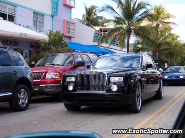 Rolls Royce Phantom spotted in South Beach, Florida