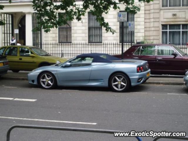 Ferrari 360 Modena spotted in London, United Kingdom