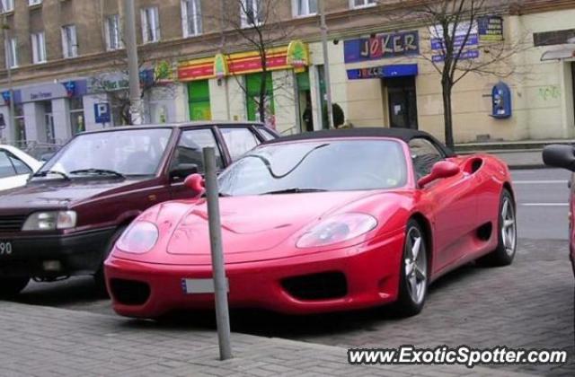 Ferrari 360 Modena spotted in Kwidzyn, Poland