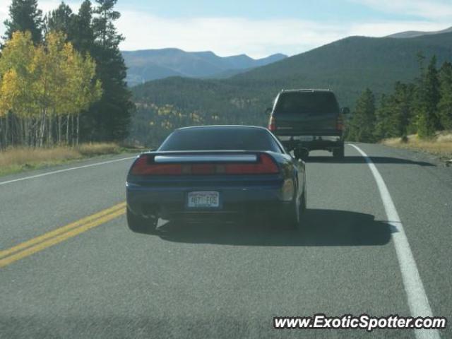 Acura NSX spotted in Near Nederland, Colorado