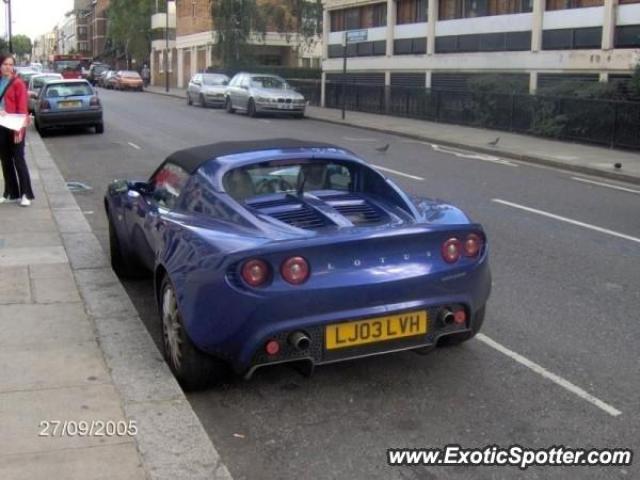 Lotus Elise spotted in London, United Kingdom