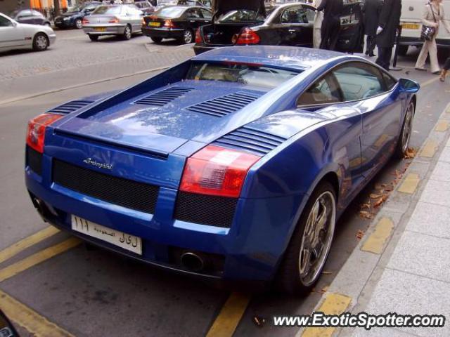 Lamborghini Gallardo spotted in Paris, France