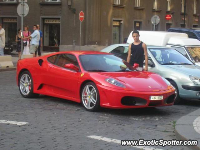 Ferrari F430 spotted in Prague, Czech Republic