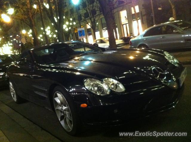 Mercedes SLR spotted in Paris, France