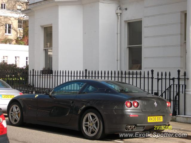 Ferrari 612 spotted in London, United Kingdom