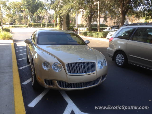 Bentley Continental spotted in Jacksonville, Florida