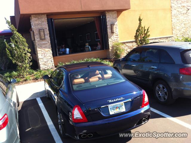 Maserati Quattroporte spotted in Jacksonville, Florida