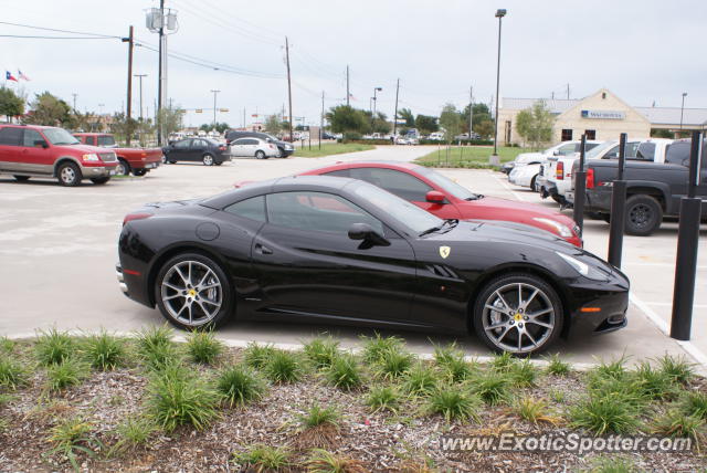 Ferrari California spotted in Dallas, Texas