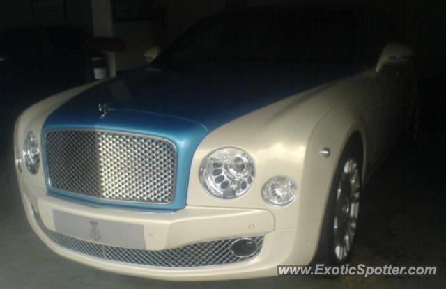 Bentley Mulsanne spotted in Johore Palace, Malaysia