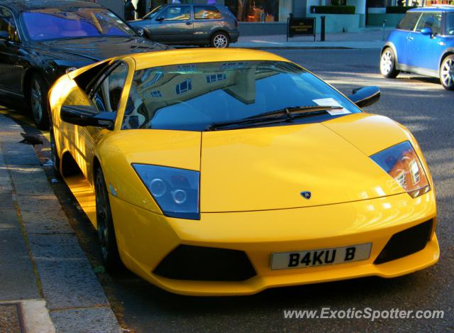 Lamborghini Murcielago spotted in London, United Kingdom