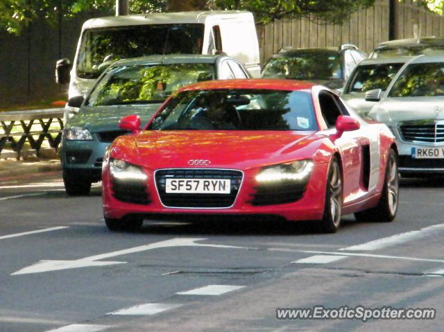 Audi R8 spotted in London, United Kingdom