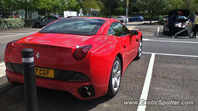 Ferrari California spotted in York, United Kingdom