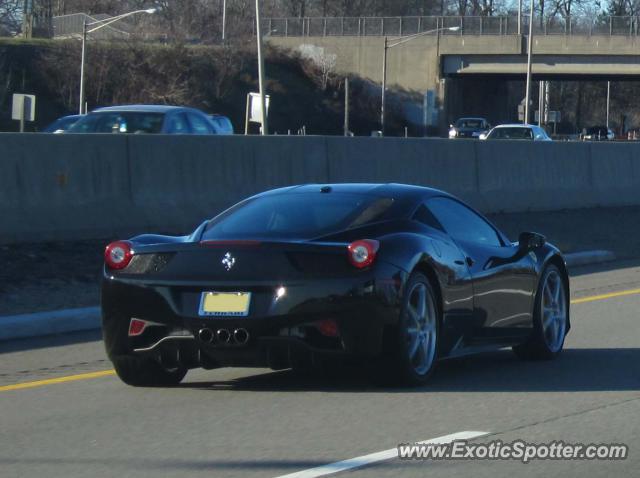 Ferrari 458 Italia spotted in Cranford, New Jersey