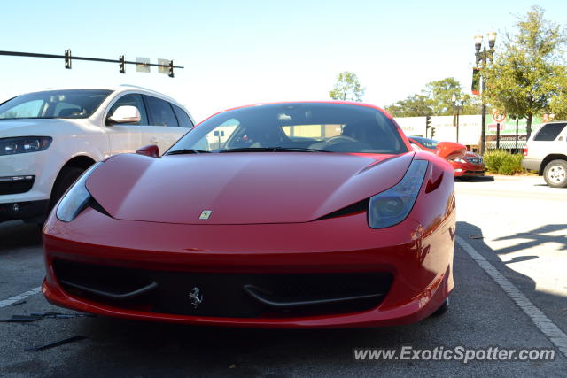 Ferrari 458 Italia spotted in Jacksonville, Florida