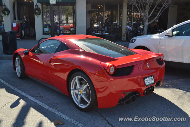 Ferrari 458 Italia spotted in Jacksonville, Florida