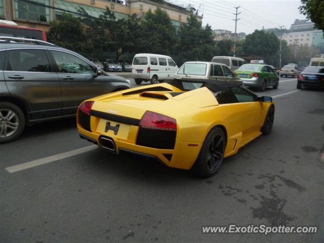 Lamborghini Murcielago spotted in Chengdu,Sichuan, China