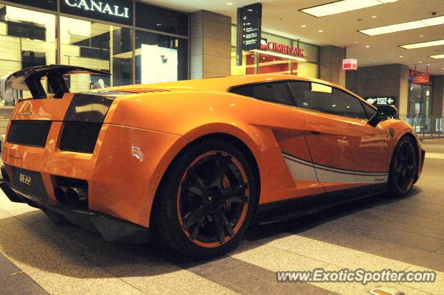 Lamborghini Gallardo spotted in Bukit Bintang Kuala Lumpur, Malaysia