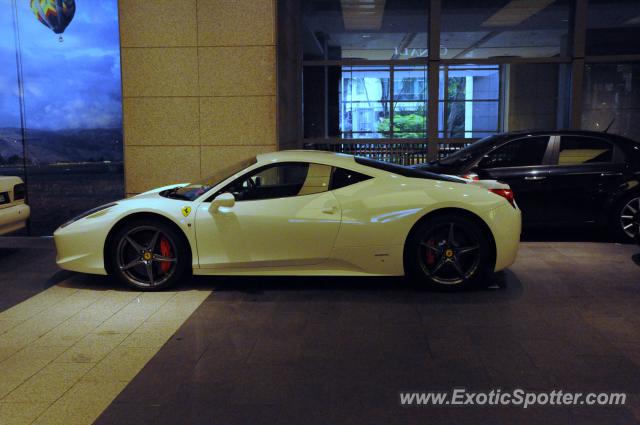 Ferrari 458 Italia spotted in Bukit Bintang Kuala Lumpur, Malaysia