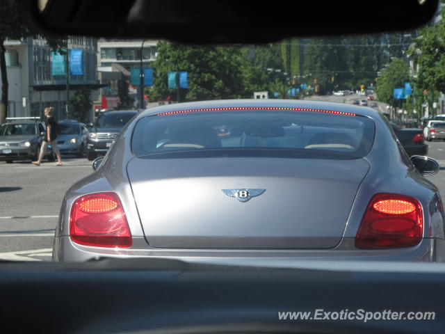 Bentley Continental spotted in Vancouver BC, Canada