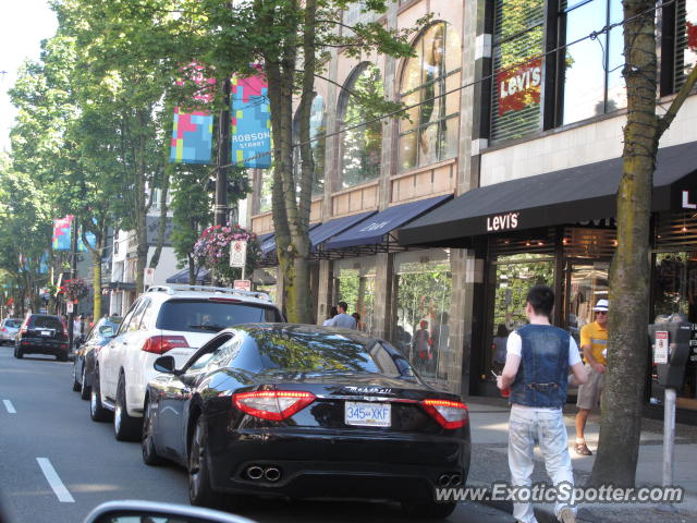 Maserati GranTurismo spotted in Vancouver BC, Canada