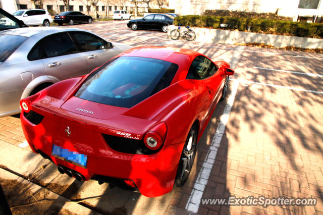 Ferrari 458 Italia spotted in Beijing, China