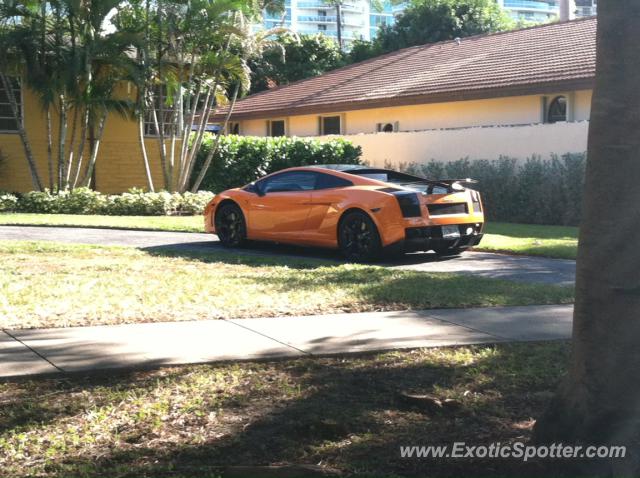 Lamborghini Gallardo spotted in Miami, Florida