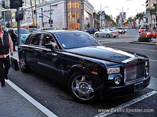 Rolls Royce Phantom spotted in Beverly Hills, California