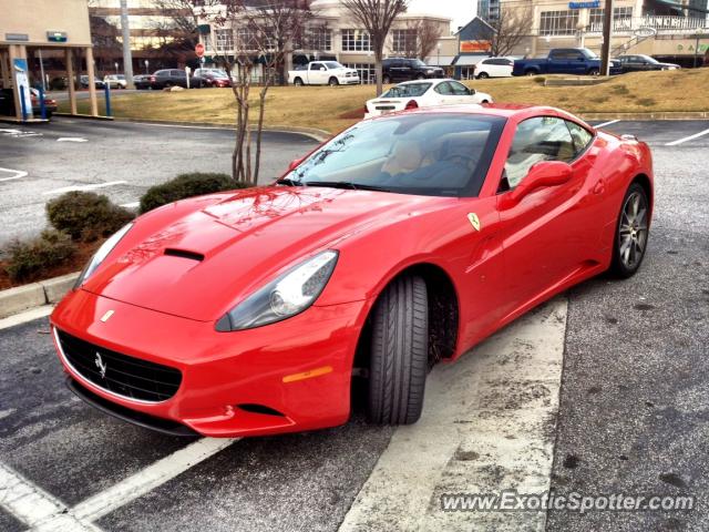 Ferrari California spotted in Atlanta, Georgia