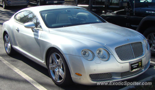 Bentley Continental spotted in Roswell, Georgia