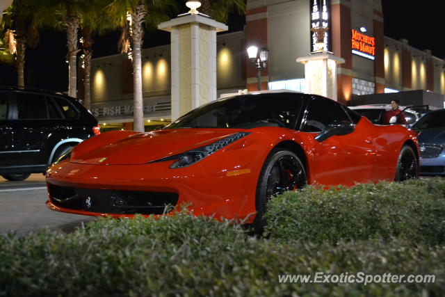 Ferrari 458 Italia spotted in Jacksonville, Florida