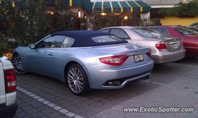 Maserati GranTurismo spotted in Naples, Florida