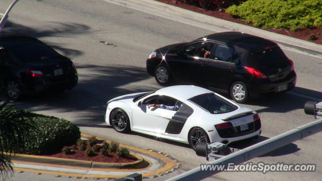 Audi R8 spotted in Miami Beach, Florida