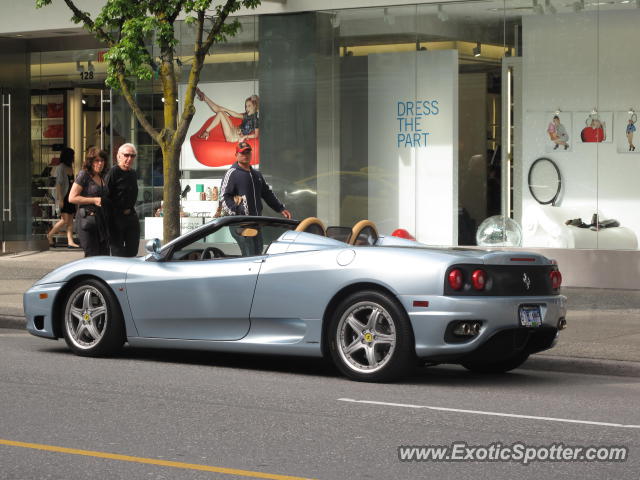 Ferrari 360 Modena spotted in Vancouver BC, Canada