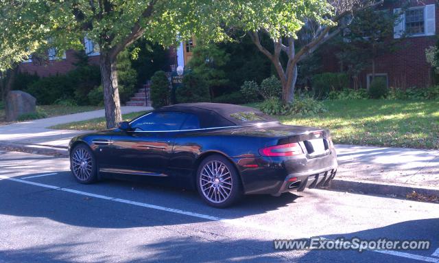 Aston Martin DB9 spotted in East Rockaway, New York