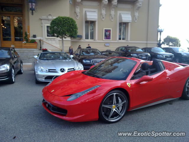 Ferrari 458 Italia spotted in Monte Carlo, Monaco