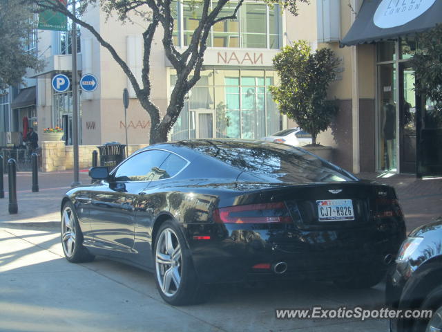 Aston Martin DB9 spotted in Dallas, Texas