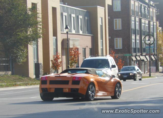 Lamborghini Gallardo spotted in Oakville, Canada