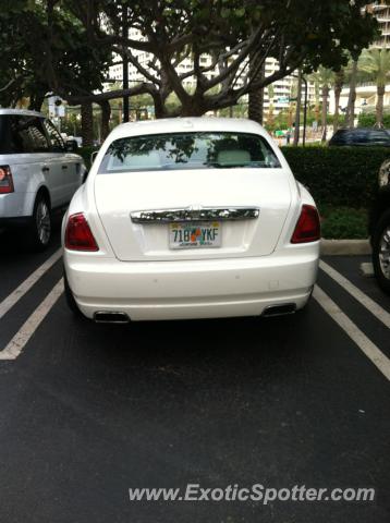 Rolls Royce Ghost spotted in Bal Harbour, Florida