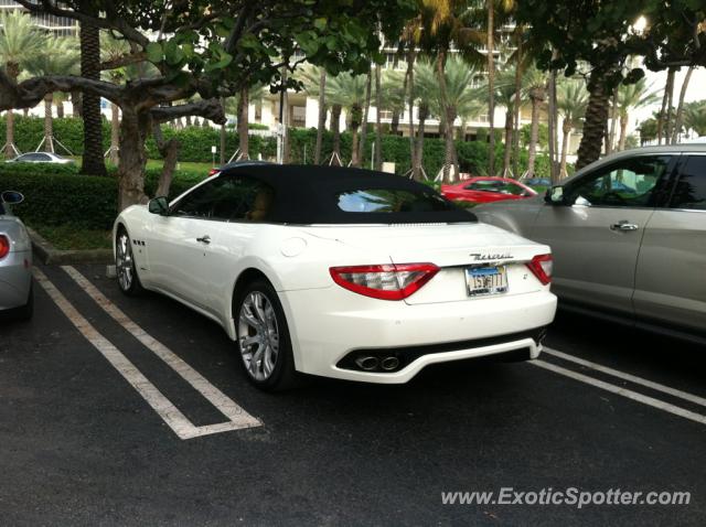 Maserati GranTurismo spotted in Bal Harbour, Florida