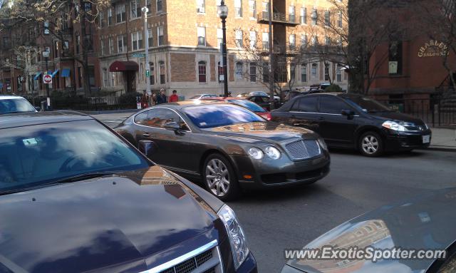 Bentley Continental spotted in Boston, Massachusetts