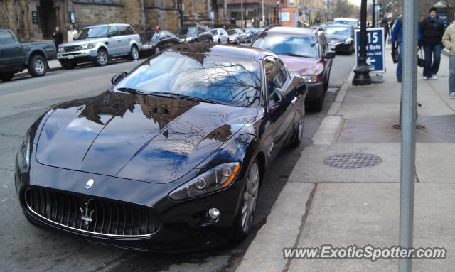 Maserati GranTurismo spotted in Boston, Massachusetts