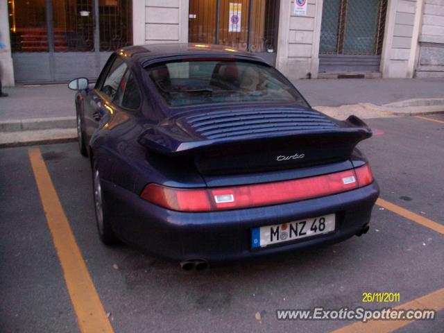 Porsche 911 Turbo spotted in Milan, Italy