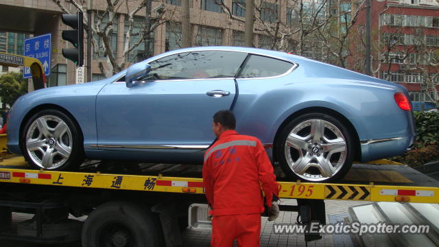 Bentley Continental spotted in SHANGHAI, China