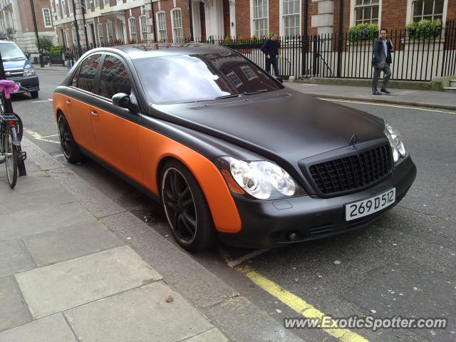 Mercedes Maybach spotted in London, Mayfair, United Kingdom