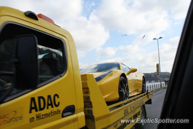 Ferrari 458 Italia spotted in Istanbul, Turkey