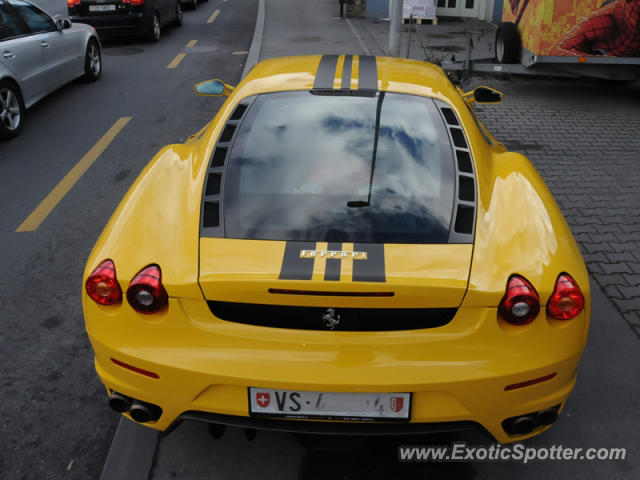 Ferrari F430 spotted in Visp, Switzerland